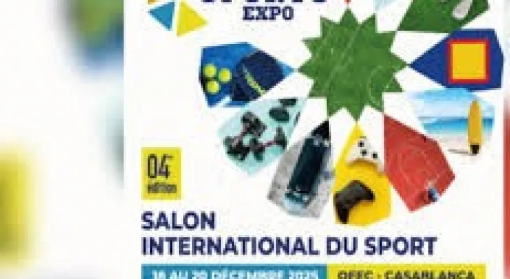 اﻟﺪار اﻟﺒﻴﻀﺎء تستضيف اﻟﺪورة اﻟﺮاﺑﻌﺔ من معرض “AFRICA SPORTS EXPO” من 18 إلى 20 دجنبر المقبل