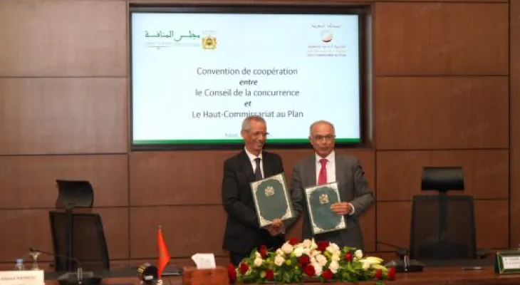 التوقيع بالرباط على اتفاقية شراكة بين مجلس المنافسة والمندوبية السامية للتخطيط