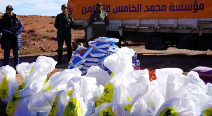 موجة البرد.. مؤسسة محمد الخامس للتضامن توزع مساعدات لفائدة 5 آلاف أسرة بإقليم ورزازات