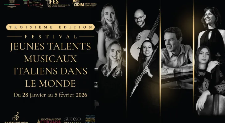COMMUNIQUÉ DE PRESSE CIDIM : LANCEMENT AU MAROC DE LA 3e ÉDITION DU FESTIVAL « JEUNES TALENTS MUSICAUX ITALIENS DANS LE MONDE »