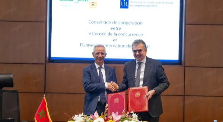 مجلس المنافسة والجامعة الدولية للرباط يبرمان اتفاقية – إطار للشراكة