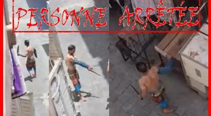 تفاعل ولاية امن القنيطرة مع فيديو يظهر شخص يحمل سلاحا ابيض